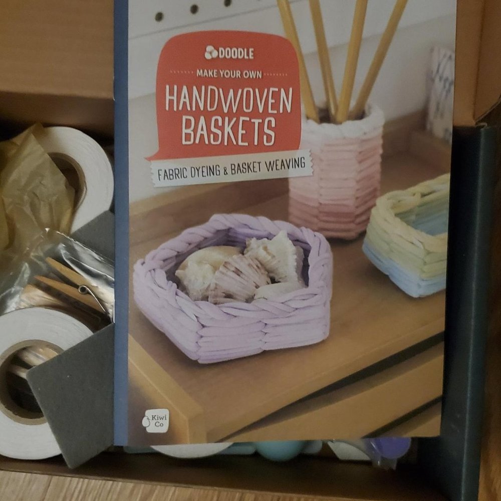 COPY - Unused DOODLE CRATE kiwi co handwoven basket box AGES 9+
